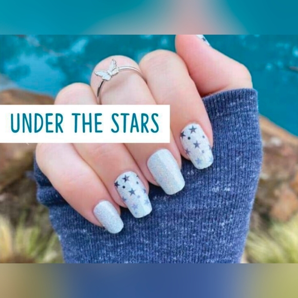 Stocking Stuffer! Color Street 100% Real Nail Polish Strips in Under the Stars - Picture 3 of 10